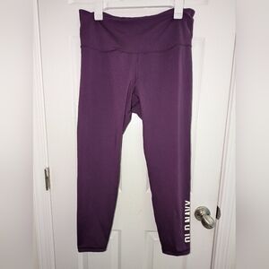 Old Navy Active Go Dry Womens Purple Leggings Size XL